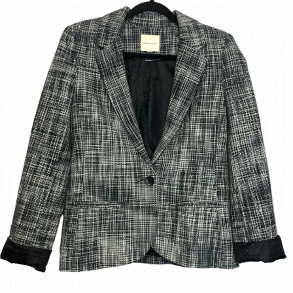 𝅺Urban Outfitters Silence + Noise Tweed One Button Blazer, size S